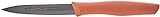Arcos Serie Nova, Cuchillo Mondador, Hoja de Acero Inoxidable de 100 mm, Mango de Polipropileno Color Coral