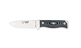 Cudeman Cuchillo de Supervivencia Caza MT-5 120-M-K, Mango micarta Negra y Funda Kydex, Deportivo, Herramienta Caza y...