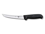 Victorinox Fibrox Cuchillo de cocina de 15 cm para deshuesar de color negro, 5.6503.15
