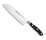 Arcos Serie Riviera - Cuchillo Santoku Cuchillo Asiático, Hoja de Acero Inoxidable Forjado NITRUM 180 mm, Mango de...