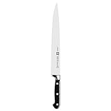 ZWILLING Cuchillo de cocina, Longitud de la hoja: 16 cm, Hoja ancha, Mango especial de acero inoxidable/plástico,...