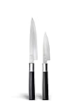 KAI Wasabi 67-W20 - Juego de cuchillos (2 unidades), color negro