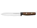 Wusthof Urban Farmer (1025246314) - Cuchillo para Fiambres y Embutidos, Hoja Curva de 14 cm con Filo Dentado, Mango de...