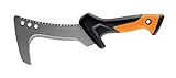 Fiskars Azada, También se puede utilizar como chuchillo, Incluye funda de nylon, Longitud de la hoja: 15 cm, Acero...