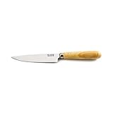 Cuchillo de Cocina PALLARES, Mango de Boj, Acero Carbono, 15cm.