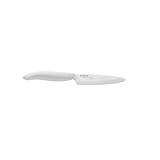 Kyocera FK-110 WH-WH EU, Cuchillo utilitario, 11 cm, cuchilla afilada de cerámica de circonio, afilado a mano, ligero,...