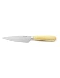 PALLARES SOLSONA Cuchillo Cocina Hoja Ancha 11 cm con mango redondo de madera de Boj