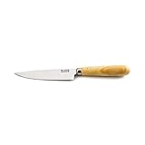 Cuchillo de Cocina PALLARES, Mango de Boj, Acero Carbono, 8cm.