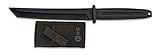 Cuchillo Entrenamiento Katana Tanto japones Negro 18,4 cm para entrenar artes marciales, dummy, airsoft, paintball,...