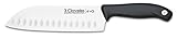 3Claveles Evo - Cuchillo Santoku alveolado, 18 cm, 7 pulgadas