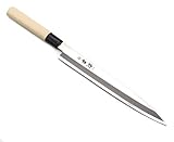 Cuchillo de cocina japonés Yanagiba Sushi Sashimi Tojiro Narihira de acero molibdeno Vanadio – Fabricado en Japón...