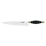 Cudeman Cuchillo Canario 162-N Hoja de Acero Inoxidable 420 de 19 cm y empuñadura de metacrilato Negro de 10 cm para...