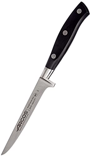 Arcos Serie Riviera, Cuchillo Deshuesador, Hoja de Acero Inoxidable Forjado Nitrum 130 mm, Mango de Polyoxymethylene,...