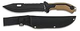 CUCHILLERIA DEPORTIVA Albainox - 32113 - Cuchillo albainox Coyote. Hoja: 19.5 - Herramienta para Caza, Pesca, Camping,...