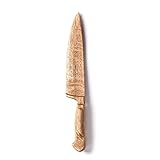 El cuchillo artesanal de madera de roble es el mejor para cortar la decoración suave y delicada del cuchillo de madera...
