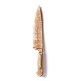 El cuchillo artesanal de madera de roble es el mejor para cortar la decoración suave y delicada del cuchillo de madera...