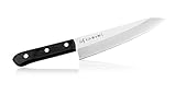 Cuchillos Japonéses Cocina Profesional - Tojiro Western Knife - Acero Carbono VG10 3 capas - Hoja Ultra Afilado - Mango...