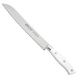 Arcos Serie Riviera Blanc, Cuchillo Panero, Hoja de Acero Inoxidable Forjado Nitrum 200 mm, Mango de Polioximetileno,...