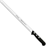 Pecellín Cuchillo Jamonero de 29 cm con Hoja Flexible Alveolados Acero Inoxidable NITRUM Proteccion Bacteriana...