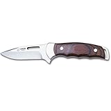 Cudeman Cuchillo de Caza 226-R con Mango de estamina Hoja de 9 cm con Funda de Cuero Color marrón. Unidad en...