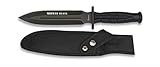 Albainox 32287 Cuchillo Supervivencia ALB. Midway Black. 18 Herramienta para Caza, Pesca, Camping, Outdoor,...