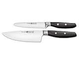 Juego de cuchillos Wüsthof, Epicure Slate 1071160203, 1 cuchillo de chef (hoja de 16 cm) y 1 cuchillo de verdura (12...