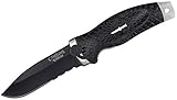 Camillus Cuda Sarkis Cuchillo Plegable, Unisex-Adult, Negro