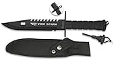 Albainox - 31890 - Cuchillo albainox Survival pedernal.19.6 - Herramienta para Caza, Pesca, Camping, Outdoor,...