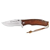 iFIELD Navaja de Madera Camper EL29037, Mango Stamina, Total 18,3 cms, Incluye cordón, Hoja de 8,5 cms, Herramienta de...