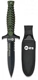 K25-32207 Cuchillo K25 con Funda Verde. h:12.5 Herramienta para Caza, Pesca, Camping, Outdoor, Supervivencia y Bushcraft...