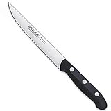 Arcos Maitre, Cuchillo Cocina, Acero Inoxidable Nitrum 150 mm, Mango Polipropileno Negro