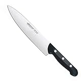 Arcos Maitre, Cuchillo Cocinero, Acero Inoxidable Nitrum 215 mm, Mango Polipropileno Negro