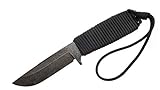 Sackimesser3.0 - Cuchillo de supervivencia con filo para exteriores, hoja robusta de acero al carbono, cuchillo de...
