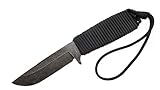 Sackimesser3.0 - Cuchillo de supervivencia con filo para exteriores, hoja robusta de acero al carbono, cuchillo de...