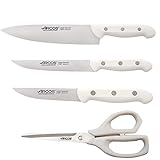 Juego Cuchillos Cocina Arcos | cuchillo arcos blanco | Arcos cuchillos | cuchillos cocina | Arcos Maitre | 4 piezas |...