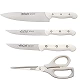 Juego Cuchillos Cocina Arcos | cuchillo arcos blanco | Arcos cuchillos | cuchillos cocina | Arcos Maitre | 4 piezas |...