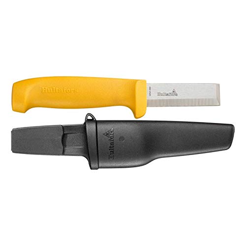 Hultafors 380070 Cuchillo cincel de Acero japonés de 201 mm (Incluye Funda para el cinturón de plástico Extra...