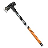 Fiskars Hacha y maza 2 en 1, Peso: 4,6 kg, Negro/Naranja, X46, 1001705