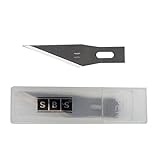 SBS Cuchillas de repuesto para cuchillos de manualidades, escalpelo (100 unidades)