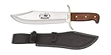 Cuchillo Albainox 32284 Cowboy madera. Hoja: 25 Herramienta para Caza, Pesca, Camping, Outdoor, Supervivencia y...