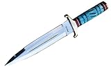 Cuchillo de caza con cuchillo de 33 cm de largo