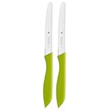 WMF - Juego de cuchillos de desayuno (2 piezas, 23 cm, cuchillo para panecillos, cuchillo para pan, hoja especial, mango...