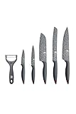 Bergner Set 6pc cuchillos acero inoxidable Star (Q3595)