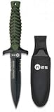 K25 32207. Cuchillo botero K25. Mango de Goma. Funda Nylon. Herramienta para Caza, Pesca, Camping, Outdoor,...