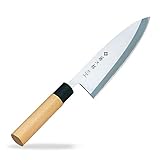 Tojiro Cuchillo Deba Japones - Cuchillos de Cocina Profesionales - Acero Inoxidable - Cuchillo Chef para Carne Pescado y...