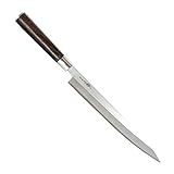 Totiko Japan Knives, Cuchillo de cocina japonés profesional, Sashimi Yanagiba Sakai 24 cm - 8,5 pulgadas
