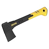 LEXIVON V14 Camping Hacha de 36 CM | Empuñadura TPR ergonómica, Mango Compuesto de Fibra de Vidrio Ligero | Funda...