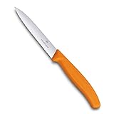 Victorinox Cuchillo, Acero Inoxidable, Naranja, Medium