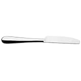 Alessi 5180/6M Nuovo Milano - Juego de cuchillos de postre (6 piezas), color plateado