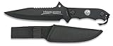 Albainox 32102 Cuchillo Albainox Horizon Negro. Hoja:18 Herramienta para Caza, Pesca, Camping, Outdoor, Supervivencia y...